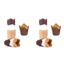 400PCS Tulip Cupcake Liners Upgrade Parchment Paper Muffin Liners for Baking Cupcake for Party Wedding Birthday