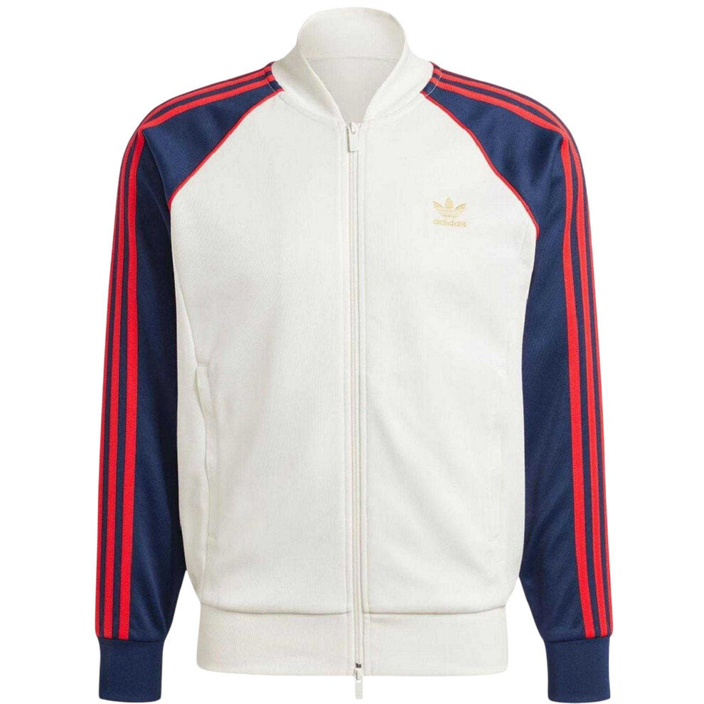 Adidas Mens Classics 3 Stripes Slim Track Jacket