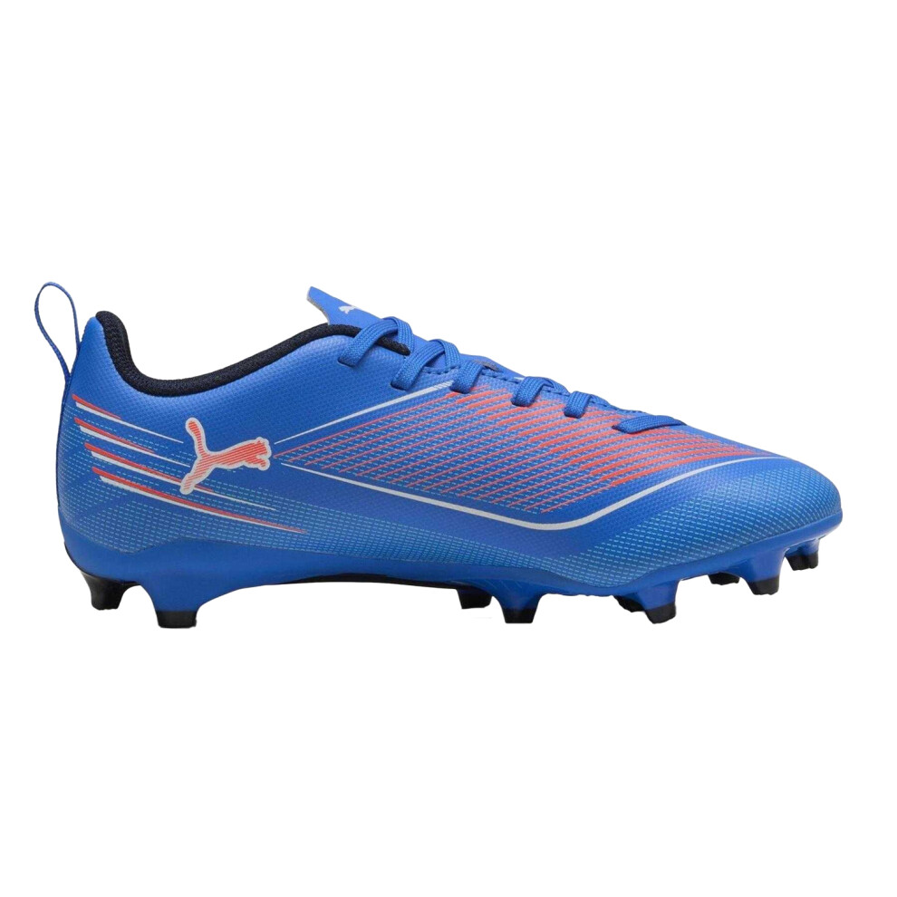 Puma (5.5 Uk Child, Blue/White) Childrens/Kids Ultra 6 Play Firm Ground Football Boots