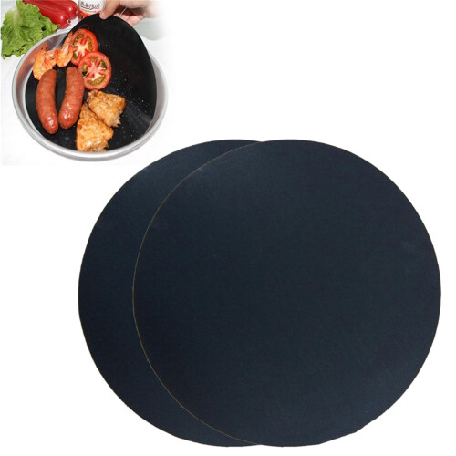 BBQ grillmat met antiaanbaklaag, herbruikbaar, set van 2 1