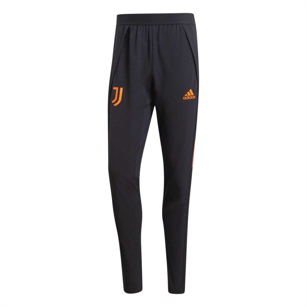 Adidas (Xs R, Black) Mens Juventus Fc Tapered Tracksuit Bottoms