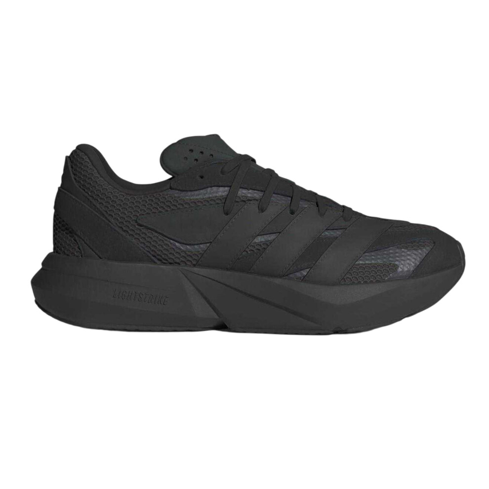 Adidas (8 Uk, Black) Mens Lightblaze Suede Trainers