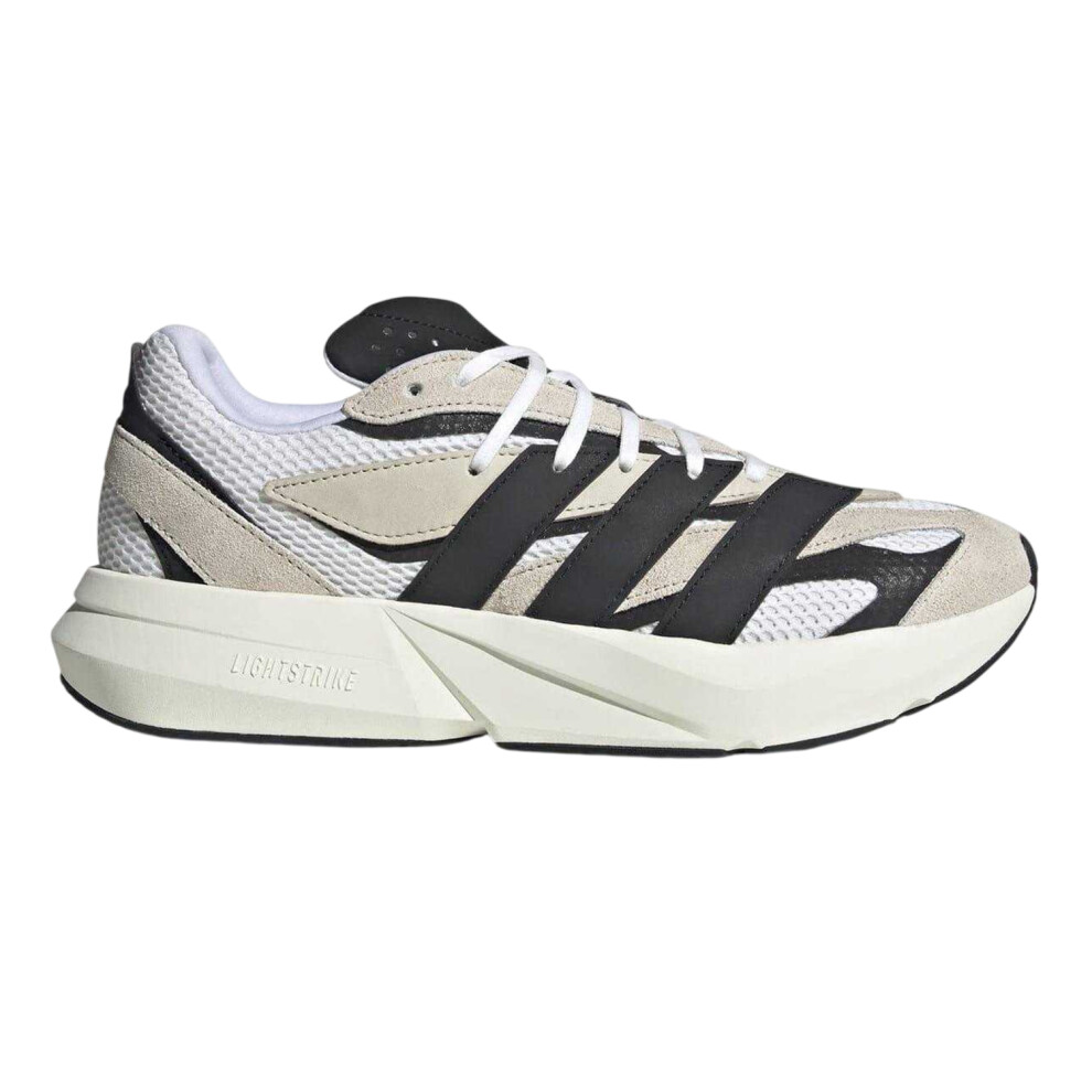 Adidas (9 Uk, Alumina/Black) Mens Lightblaze Suede Trainers