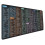 Teclado e mouse pad com atalhos do Excel e Word 6