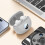 AuroraX Bluetooth Earbuds White Waterproof True Wireless 6