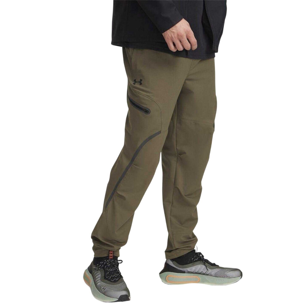 Under Armour (S, Green) Mens Unstoppable Woven Combat Trousers