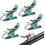 Aide au lancer pour la pêche en surfcasting Cannon (4 pièces) 5
