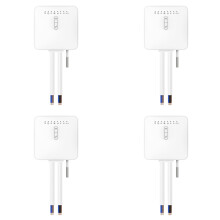 4X Tuya ZigBee Thermostat für Pilotdraht-Heizkörperunterstützung Stromüberwachung Fernbedienung