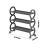 3-Tier Rolling Shoe Rack with Wheels 12-Pack 3