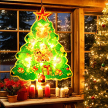 Guirlande lumineuse LED multicolore Père Noël, 10 m, couleurs pastel