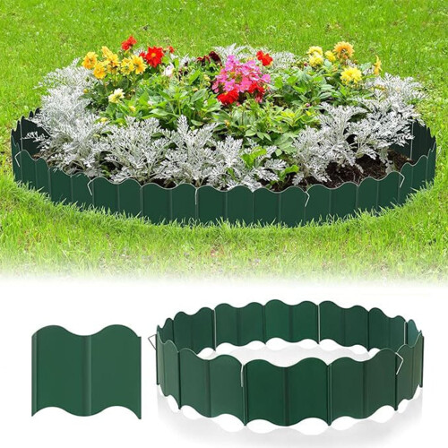 No-Dig Fence Panels for Garden Yard Edging 1