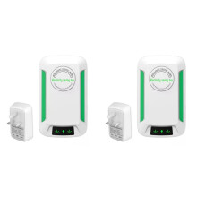 2X Appliance Saver 90V-250V Voltage Stabilizer Power Saver Saver Saving Device Electricity Saving Box (UK)