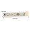 Vit LED-ljusremsa för kylskåp 1m 3