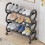 3-Tier Rolling Shoe Rack with Wheels 12-Pack 5