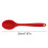 Silicone Spoon Kitchenware Integrated Cooking Spoon Red,Silicone Spoon Kitchenware Cooking Spoon Kitchen Gadgets Soup Spoon,Material：Silicone 2