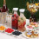 Clear Plastic Water Carafe with Flip Lid 50 oz 6