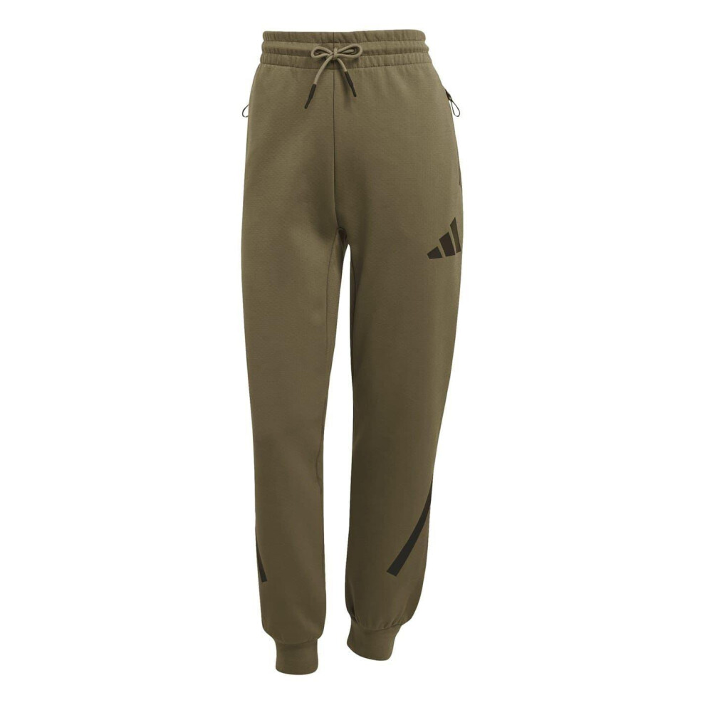 Adidas (8 Uk - 10 Uk, Olive Strata) Womens/Ladies Z.n.e. Jogging Bottoms
