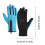 Thermal Gloves Waterproof Windproof Touchscreen Blue M 3