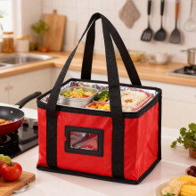 Sac isotherme réutilisable pour la livraison de repas 43 x 31 x 30 cm