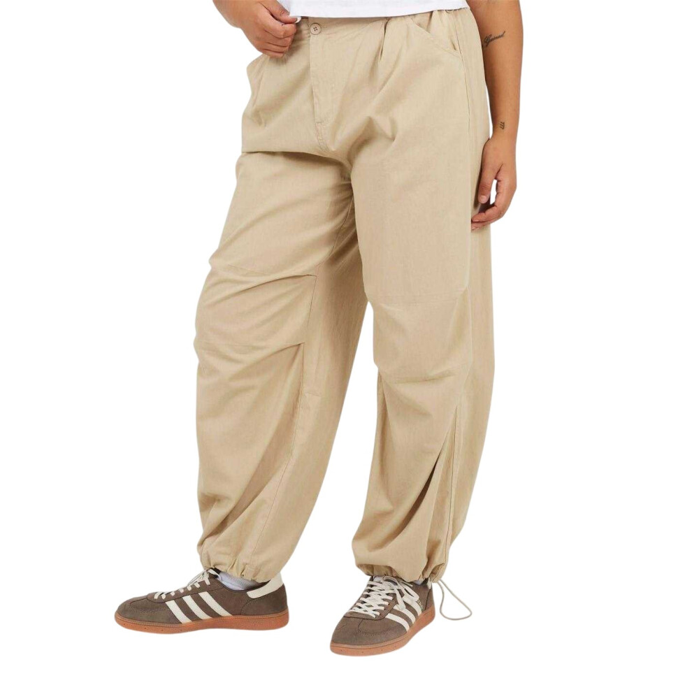 Brave Soul (24 Uk, Stone) Womens/Ladies Plus Cargo Trousers