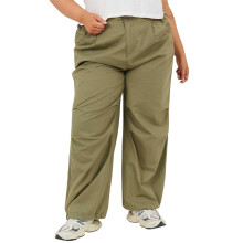 (18 UK, Khaki Green) Brave Soul Womens/Ladies Plus Cargo Trousers