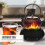 Black Cast Iron Teapot Warmer Retro Small 1pc 8