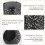 Metal umbrella storage bucket black circular rack 8