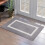 Front Door Mat Indoor Outdoor Black Gray 1 Pack 1