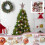 Pink Christmas Tree Ornaments Set Shatterproof 35PCS 1