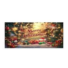 Weihnachtsgaragenbanner 480 x 210 cm