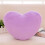 Mini pluche hartkussen in rood en paars (2 stuks) 4