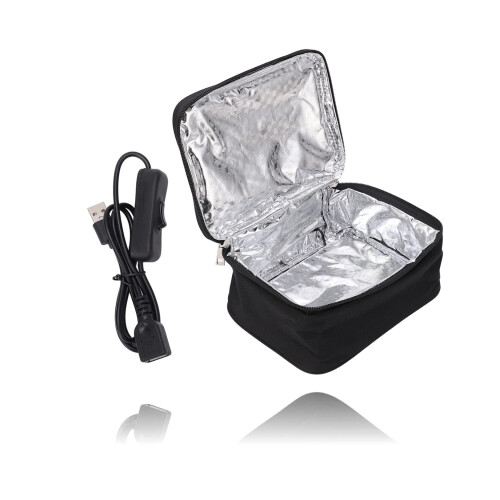 Portable USB Mini Oven Heated Lunch Box 12V