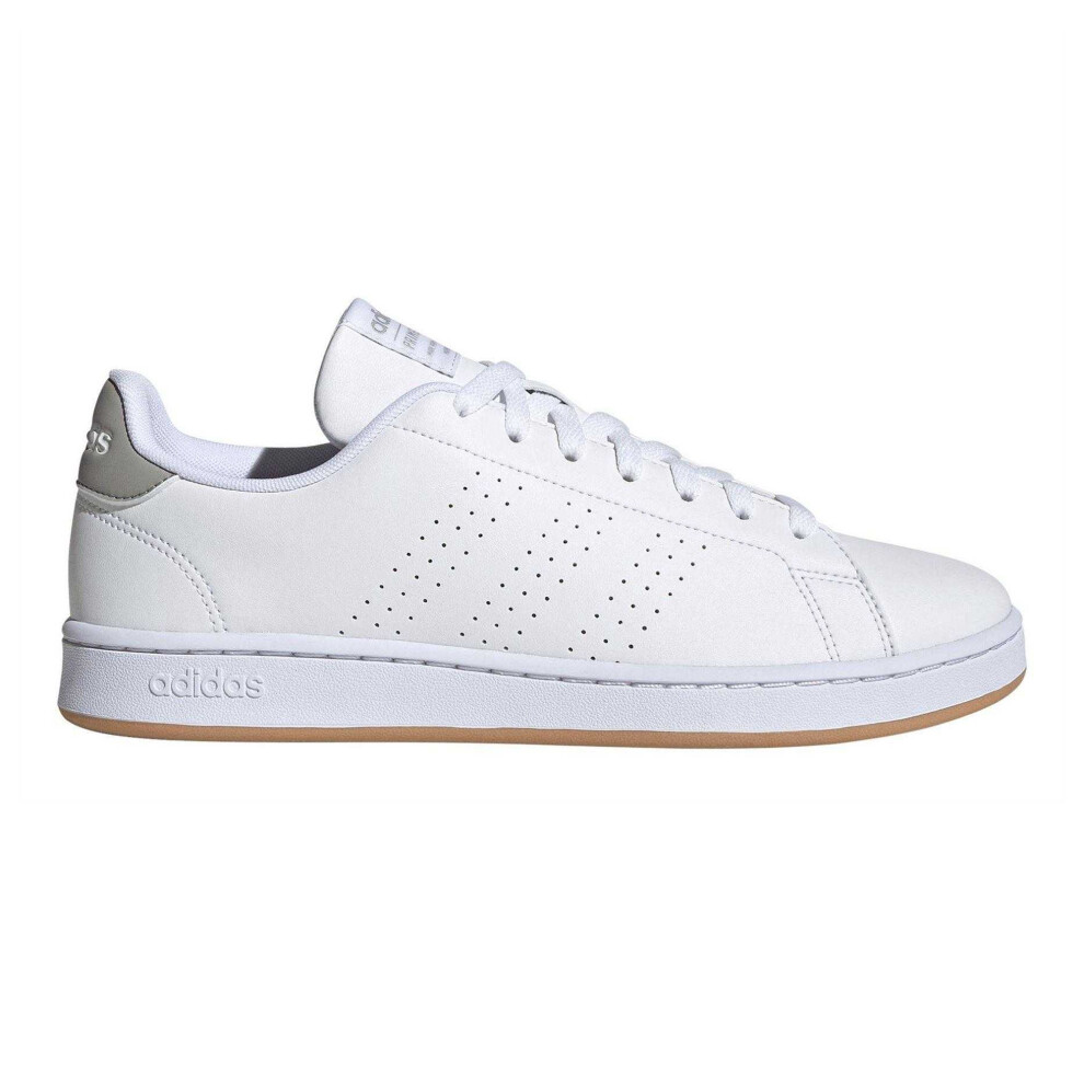 Adidas (7.5 Uk, White) Mens Advantage Trainers
