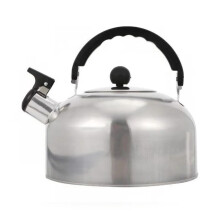 Stainless Steel Whistling Tea Kettle 3L Flat Bottom