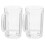 Mizh plastic beer mug cup 500ml transparent 2pcs 1