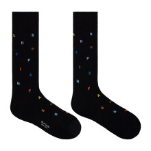 Paul Smith Mens Lettering Crew Socks