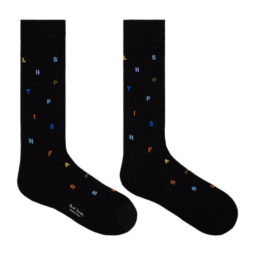 Paul Smith Paul Smith Mens Lettering Crew Socks