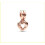 Snowflake moon bracelet rose gold 1 piece 1