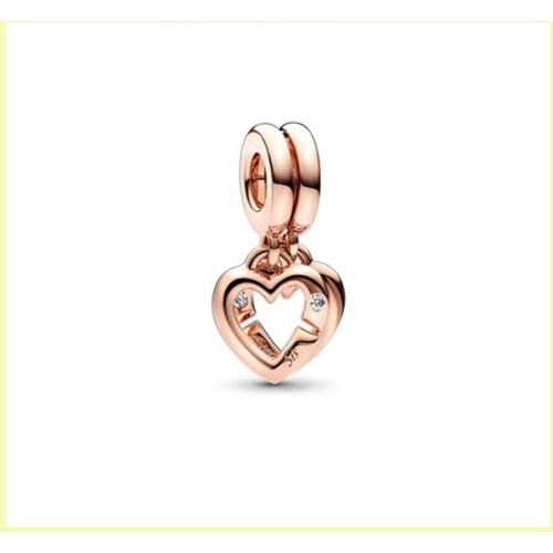 Snowflake moon bracelet rose gold 1 piece
