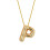 Bubble Letter Necklace Balloon Initial Pendant 1pc 1