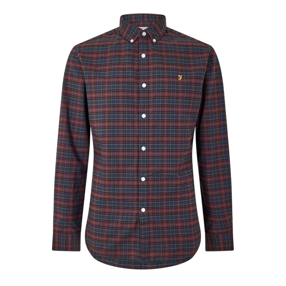 Farah (Xxl, Red) Mens Carway Regular Shirt