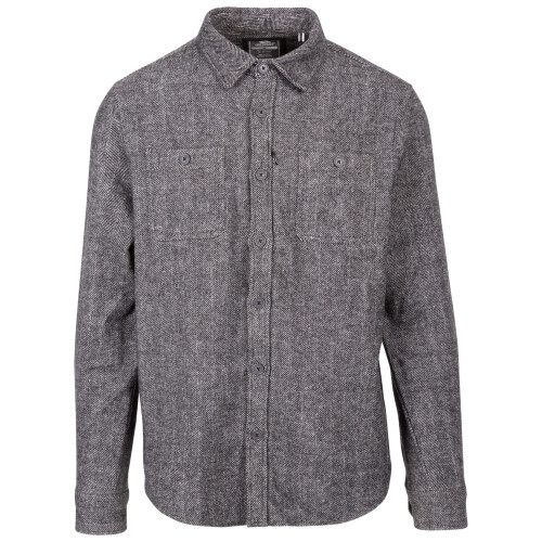 Trespass (XL, Grey) Trespass Mens Plain Collared Shirt