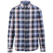 (L, Blue Check) Trespass Mens Zalah Collared Shirt