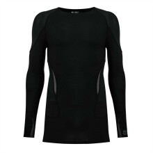 (XS, Black/Grey) Skins Mens G400 Plain Performance Long-Sleeved Top