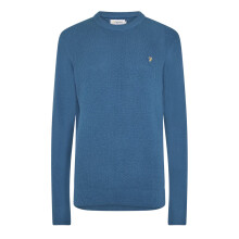 (XL, Metal Grey) Farah Mens Rainhill Plain Regular Jumper