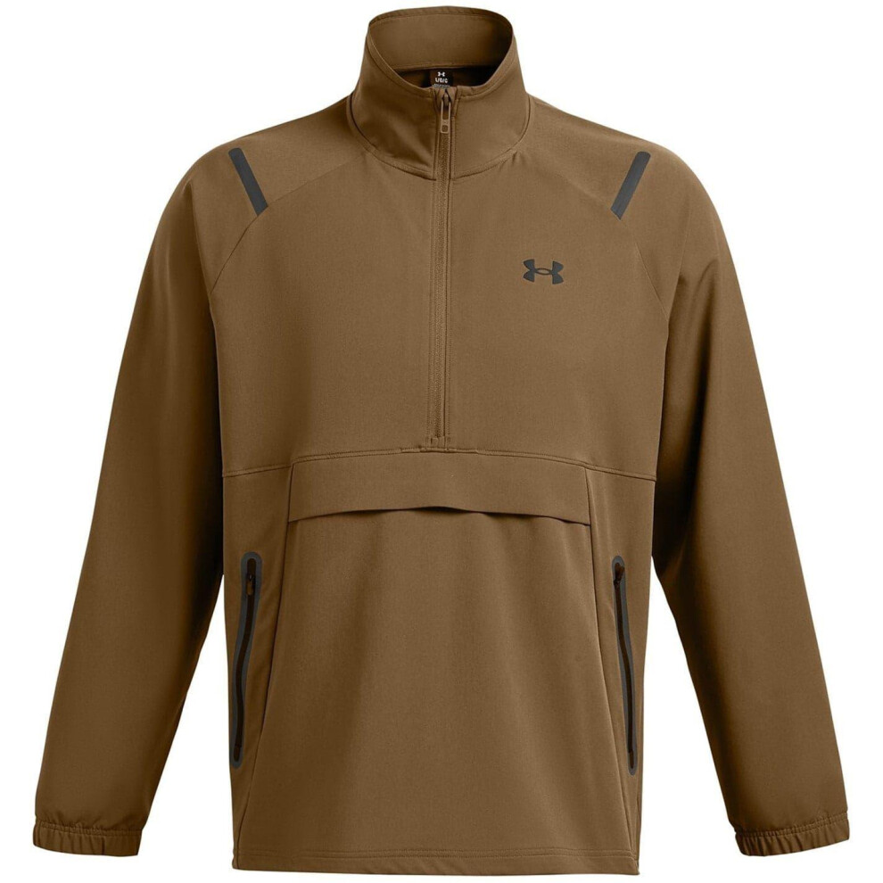 Under Armour (S, Brown) Mens Unstoppable Moisture Wicking Anorak