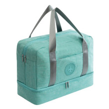 Waterproof Travel Bag Blue Wet/Dry Separation 1pc