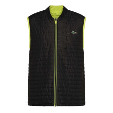 (S-M, Black) Lacoste Mens Reversible Gilet