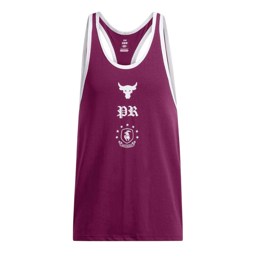 Under Armour (Xs, Purple) Mens Project Rock Tank Top