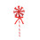 Christmas tree candy ornament red white lollipop 1 piece 1